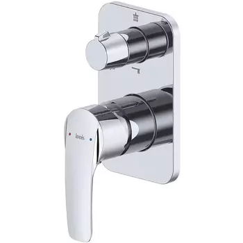 Смеситель Iddis Ray RAYSB00i67 для ванны с душем, встраиваемый, с двумя выходами, хром