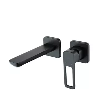 Смеситель Iddis Slide SLIBL00i65 для раковины встраиваемый черный матовый