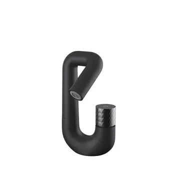 Смеситель IDDIS Twist TWIBLBTi01 управлением Push Control, черный матовый