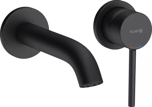 Смеситель Kludi Bozz 382443976 для раковины, черный матовый