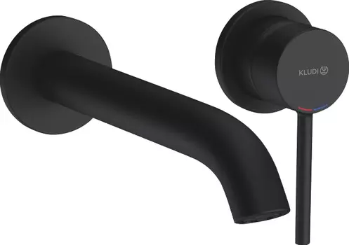 Смеситель Kludi Bozz 382453976 для раковины, черный матовый