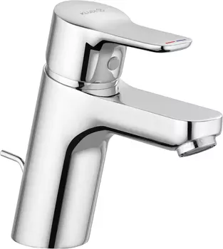 Смеситель Kludi Pure&amp;Easy 372860565 для раковины, с донным клапаном