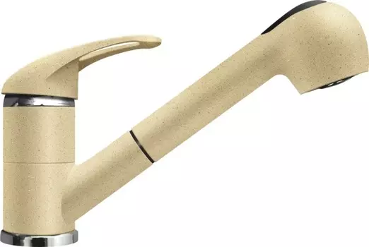 Смеситель Lava SG03 CAM для кухонной мойки, с выдвижным изливом, сафари