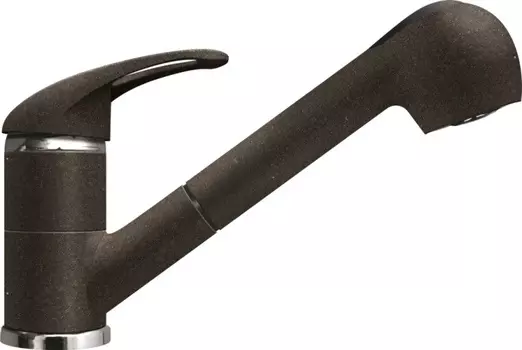 Смеситель Lava SG03 CFF для кухонной мойки, с выдвижным изливом, кофе