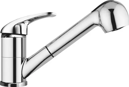 Смеситель Lava SG03 CR для кухонной мойки, с выдвижным изливом, хром