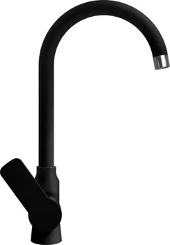 Смеситель Lava SG07 LAV для кухонной мойки, черный металлик
