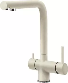 Смеситель Lava SG14 CRE для кухонной мойки, с подключением к фильтру питьевой воды, кремовый