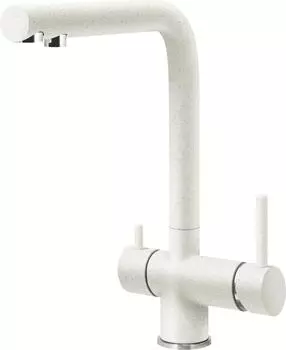 Смеситель Lava SG14 LAT для кухонной мойки, с подключением к фильтру питьевой воды, белый