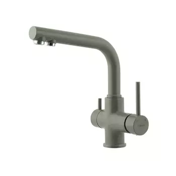 Смеситель Lemark Comfort LM3061PGS для кухонной мойки серый