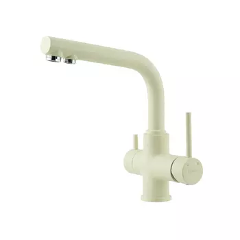 Смеситель Lemark Comfort LM3061PSH для кухонной мойки бежевый