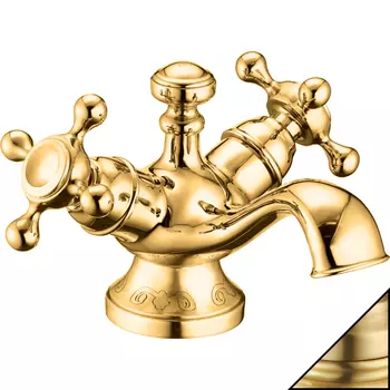 Смеситель Lemark Jasmine LM6646B для раковины, бронза