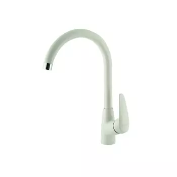 Смеситель Lemark Linara LM0405PJS для кухонной мойки белый