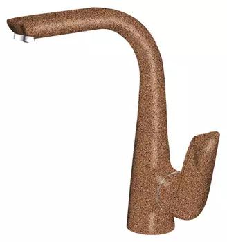 Смеситель Lemark Rossinka Z40-23LM307 для кухонной мойки, терракотовый