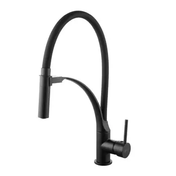 Смеситель Lemark Soul LM6007BL для кухонной мойки, черный