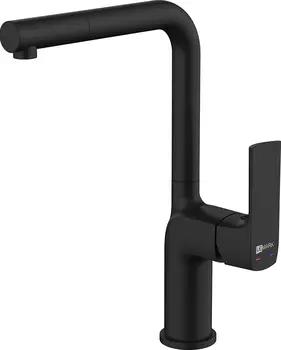 Смеситель Lemark Ursus LM7205BL для кухонной мойки, черный