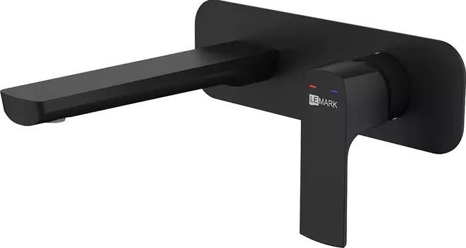 Смеситель Lemark Ursus LM7226BL с внутренней частью, черный