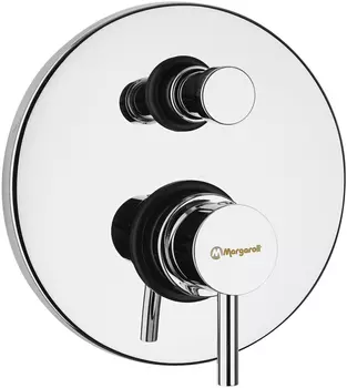 Смеситель Margaroli Moderna RU2008AA01CR для ванны, С ВНУТРЕННЕЙ ЧАСТЬЮ