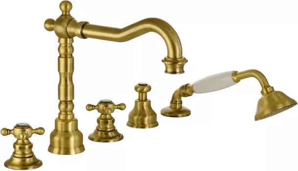 Смеситель Migliore Arcadia 18379 на борт ванны, бронза