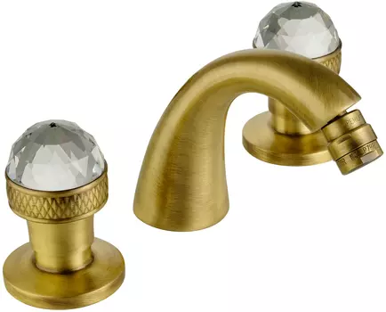 Смеситель Migliore Axo Swarovski 18475 для биде, бронза