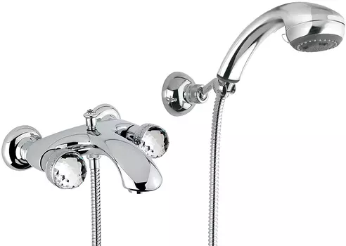 Смеситель Migliore Axo Swarovski 18485 для ванны с душем, хром