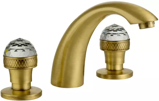 Смеситель Migliore Axo Swarovski 27113 для раковины, бронза