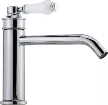 Смеситель Migliore Ermitage Mini 28576 для раковины, белый - хром