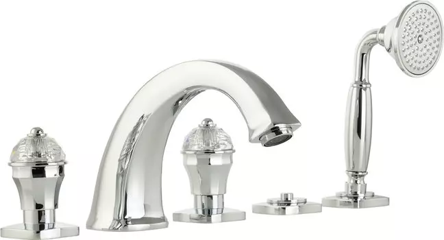 Смеситель Migliore Korona Crystal 27308 на борт ванны, хром