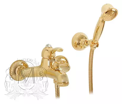 Смеситель Migliore Lem Swarovski 18890 для ванны с душем