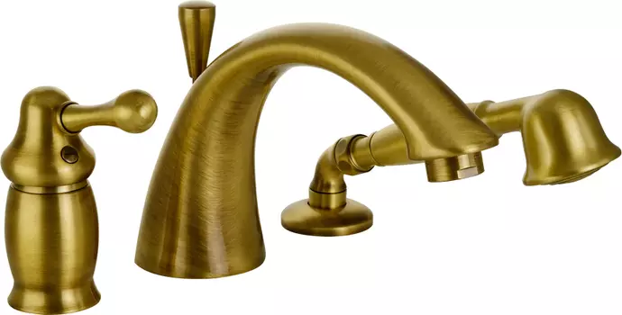 Смеситель Migliore Maya 18914 на борт ванны, бронза