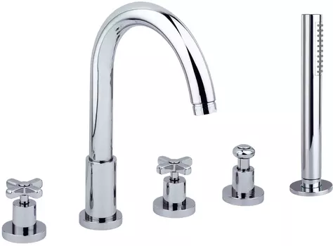 Смеситель Migliore Naxos ML.NAX-7680.CR на борт ванны