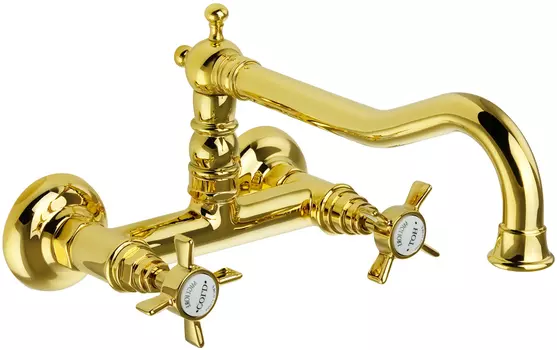 Смеситель Migliore Princeton 18280 для кухонной мойки, золото