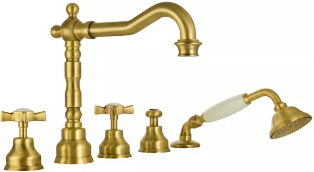 Смеситель Migliore Princeton 19345 на борт ванны, бронза