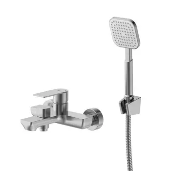 Смеситель Milardo Maze MAZBN00M02 для ванны с душем, сатин