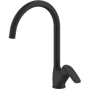 Смеситель Milardo Rora RORBL0JM05 для кухни черный матовый