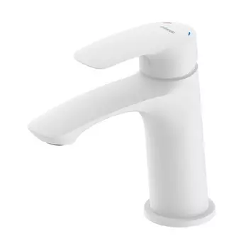 Смеситель Milardo Rora RORWT00M01 для раковины белый матовый