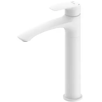 Смеситель Milardo Rora RORWT01M01 для раковины белый матовый