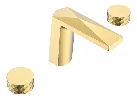 Смеситель на борт ванны Boheme Venturo 150-G-DIAMOND золото