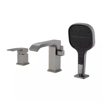 Смеситель на борт ванны Raglo R02.31.09 графит