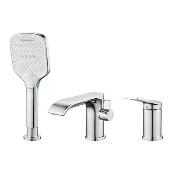 Смеситель на борт ванны Shevanik S4112 хром