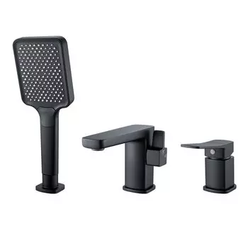 Смеситель на борт ванны Shevanik S9912H черный