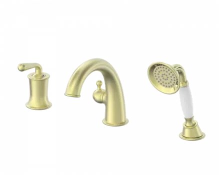Смеситель на борт ванны Wonzon & Woghand WW-88659008-BG золото