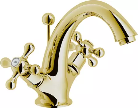 Смеситель Nobili Grazia GRC5118/6GDP для раковины золото