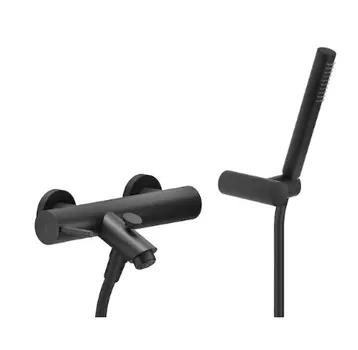 Смеситель Nobili Live LV00110BM для ванны с душем черный