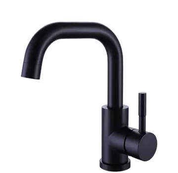 Смеситель OliveS Balear 13105BLB для кухни черный