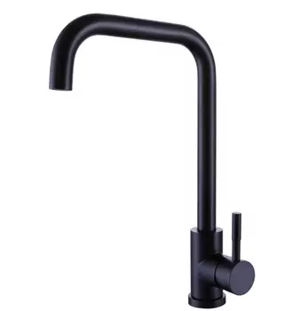 Смеситель OliveS Balear 13435-2BLB для кухни черный