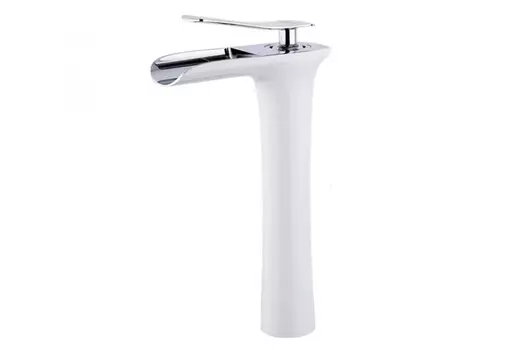 Смеситель Oute "Водопад" T711K-1 для раковины, белый