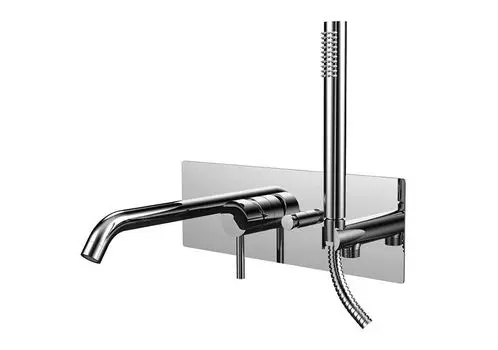 Смеситель Paffoni Light LIG001CR для ванны с душем, с внутренней частью, хром