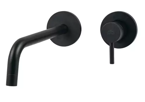 Смеситель Paffoni Light LIG007NO70 с внутренней частью, для раковины, черный