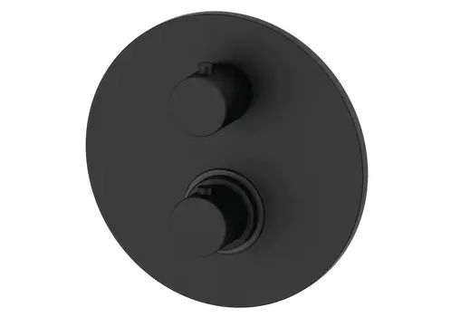 Смеситель Paffoni Light LIG019NO для душа, с внутренней частью, черный матовый