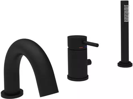 Смеситель Paffoni Light LIG047NO для ванны черный